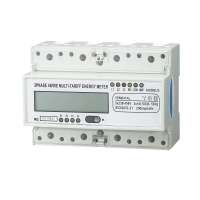 High Quality 3 Phase Din Rail RS485 Energy Meter / Kwh Electric Meter