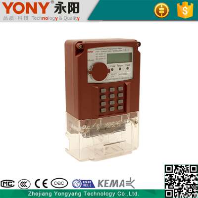 Sts keypad ic card prepaid energy meter circuit breaker